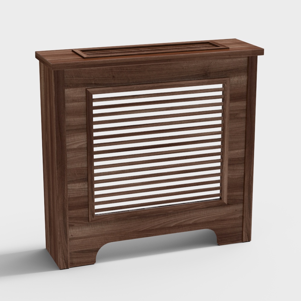 Modern small to medium sized wooden radiator
