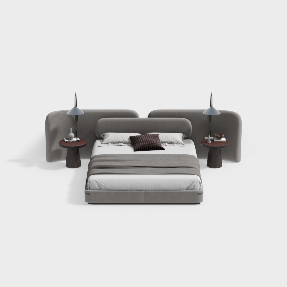 バクスター モダンダブルベッド