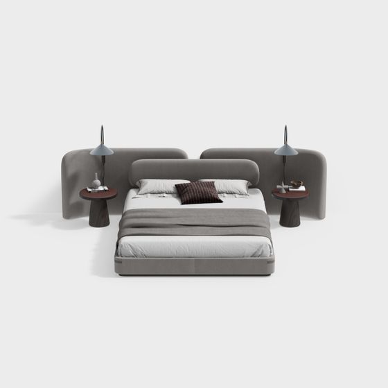 バクスター モダンダブルベッド