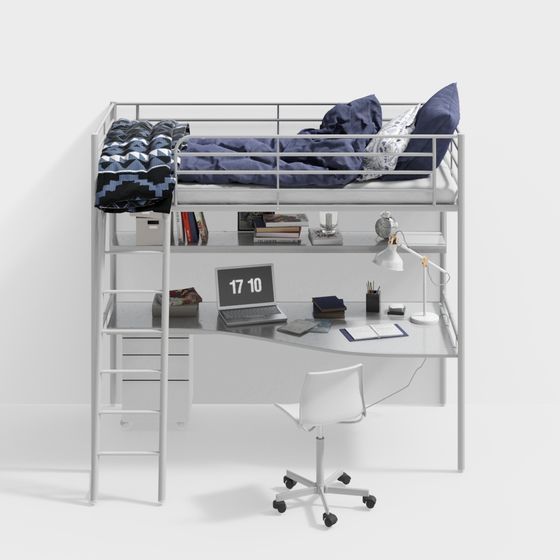 Urban Nook 3D model - Minimalist Cozy Space