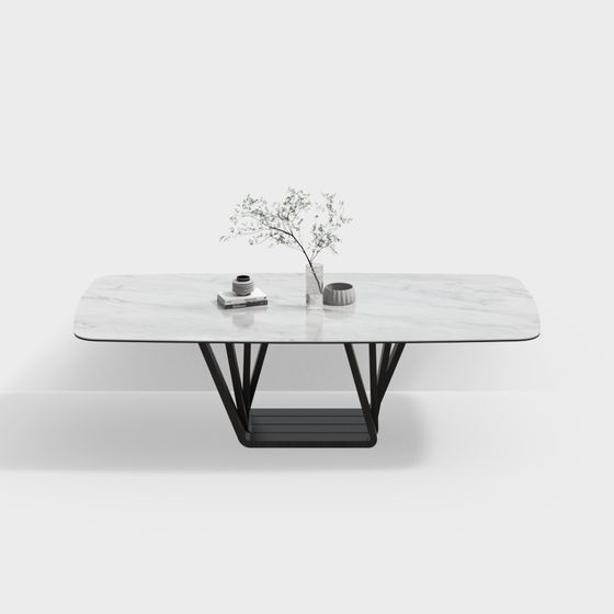 โต๊ะอาหารสมัยใหม่และมินิมอลลิสต์ Baxter