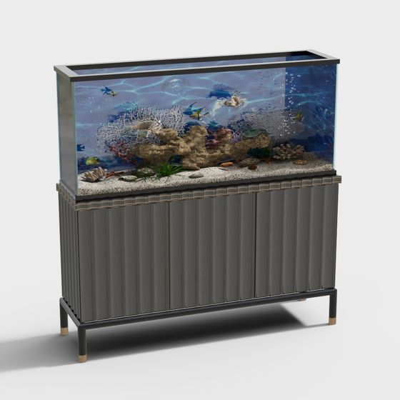 Coral Reef Aquarium 3D model for Creative Projects