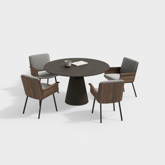 Urban Lounge 3D model for Modern Spaces
