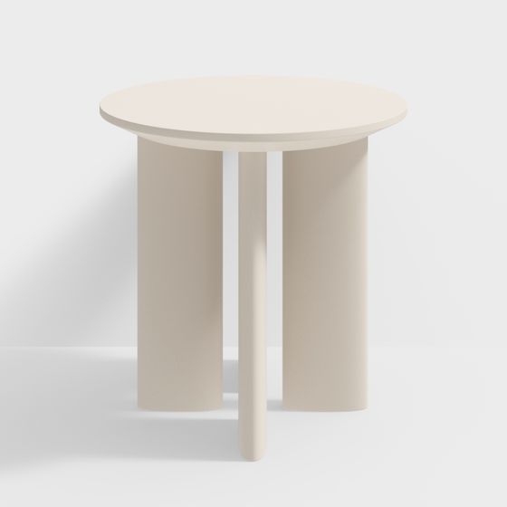 Stylish Round Table 3D model for Modern Interiors