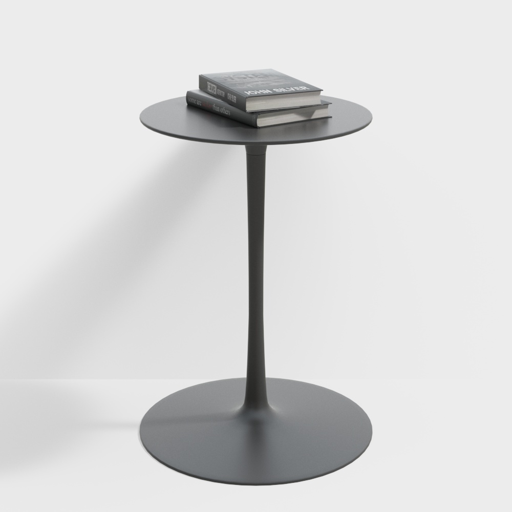 모던 블랙과 골드 엣지 테이블