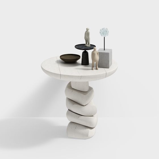 Spiral Art Table 3D model