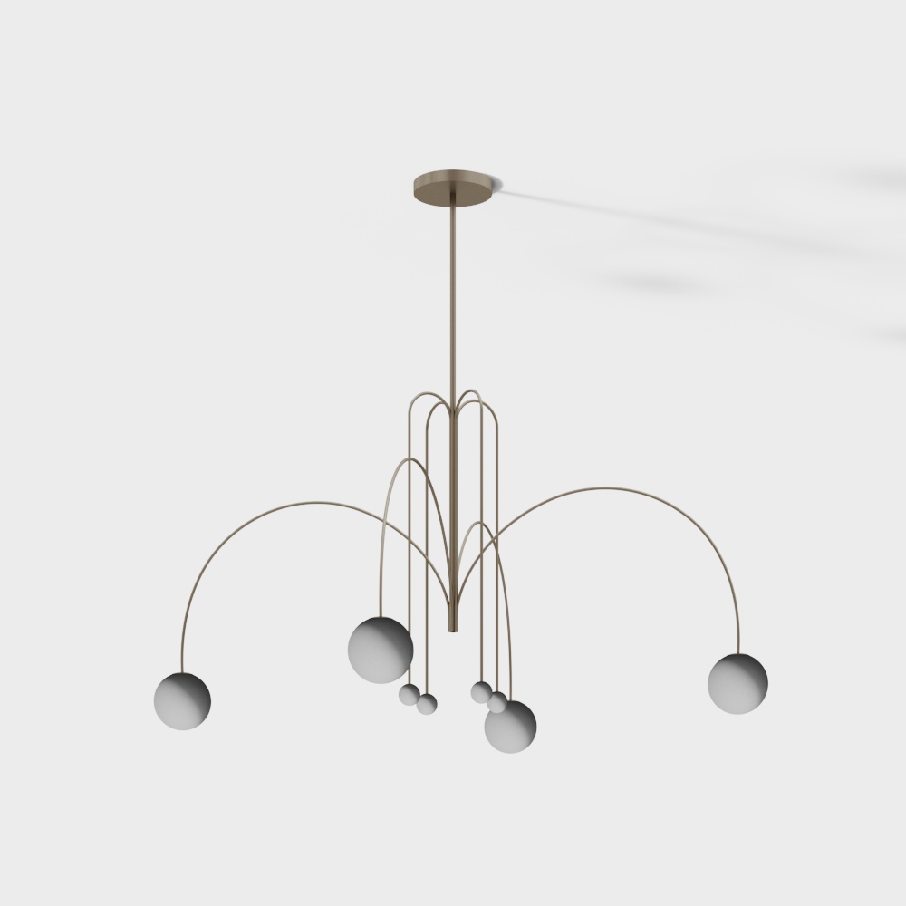 Restaurant chandelier-wx