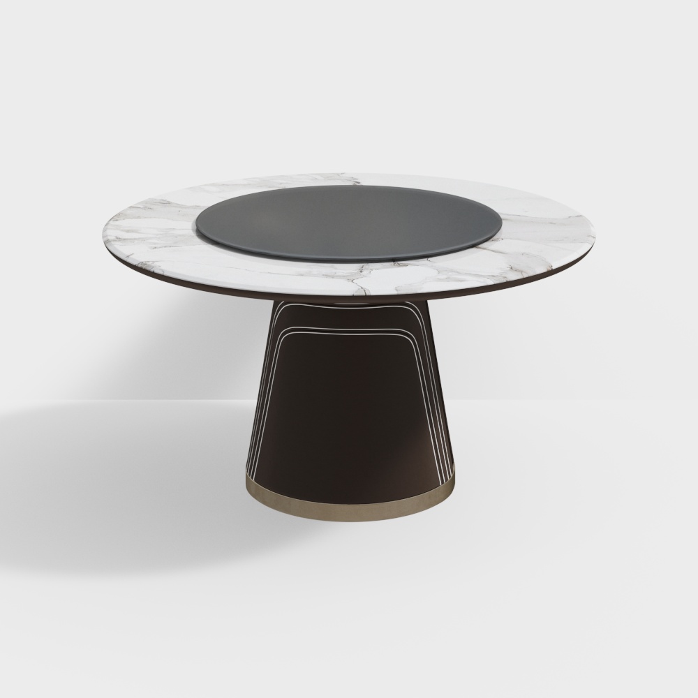 Round dining table-wx