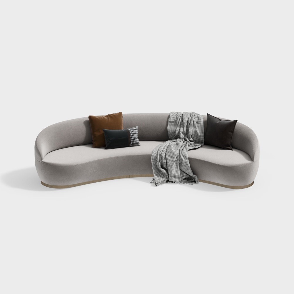 Curved sofa - wx