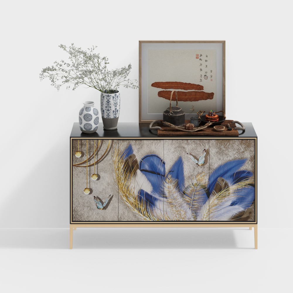 Painted sideboard