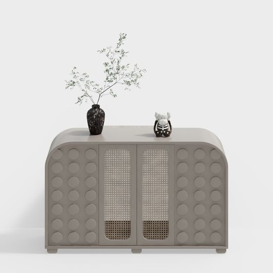 Tủ búp phê wabi-sabi