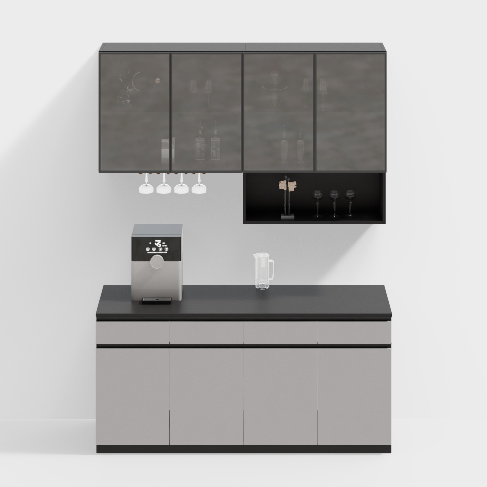 Madia moderna bianca semplice