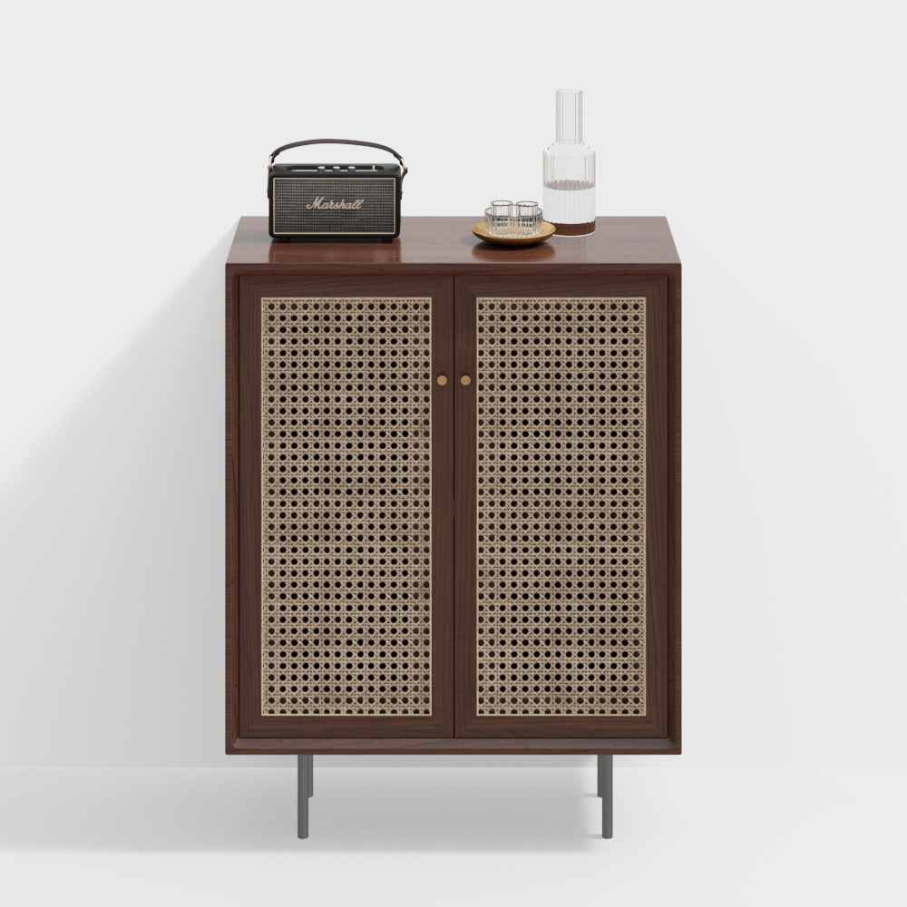 Nordic wooden sideboard