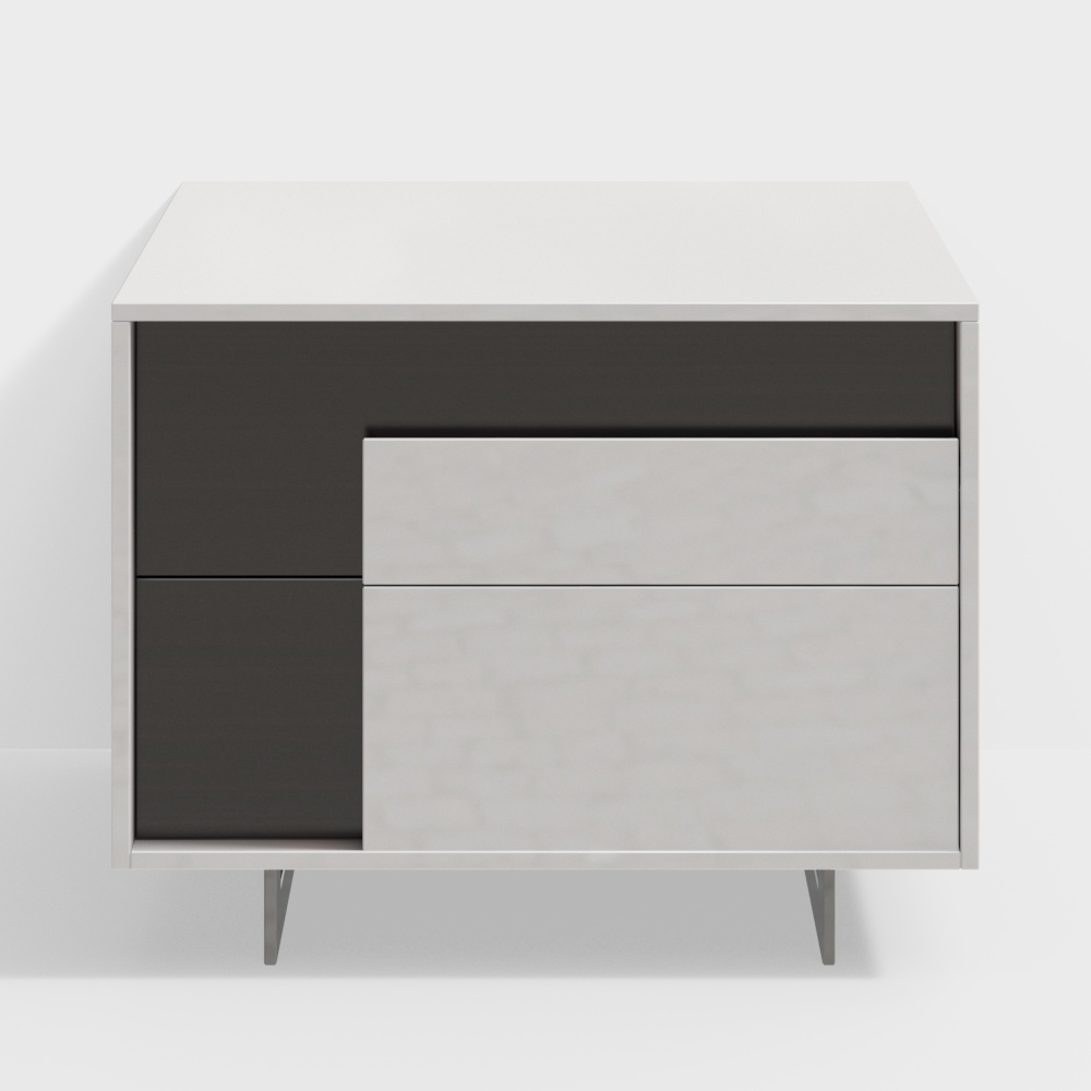 Urban Nightstand 3D model for Modern Interiors