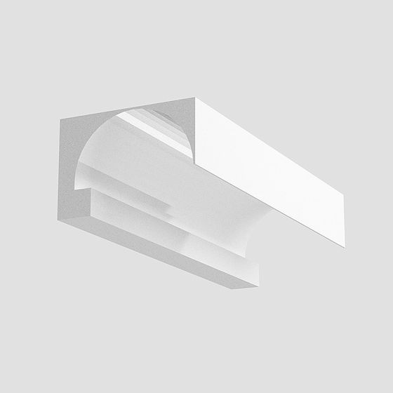 Gray Angle Line 3D Model