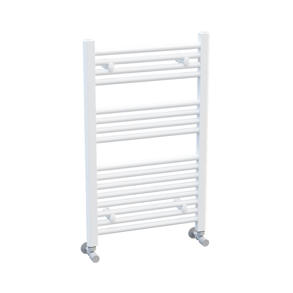 Minimalist Bathroom Towel Rack 3D Model – Low-Poly Design