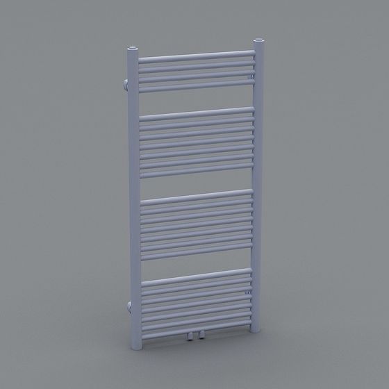 Modern Minimalist Bathroom Towel Rack 3D model