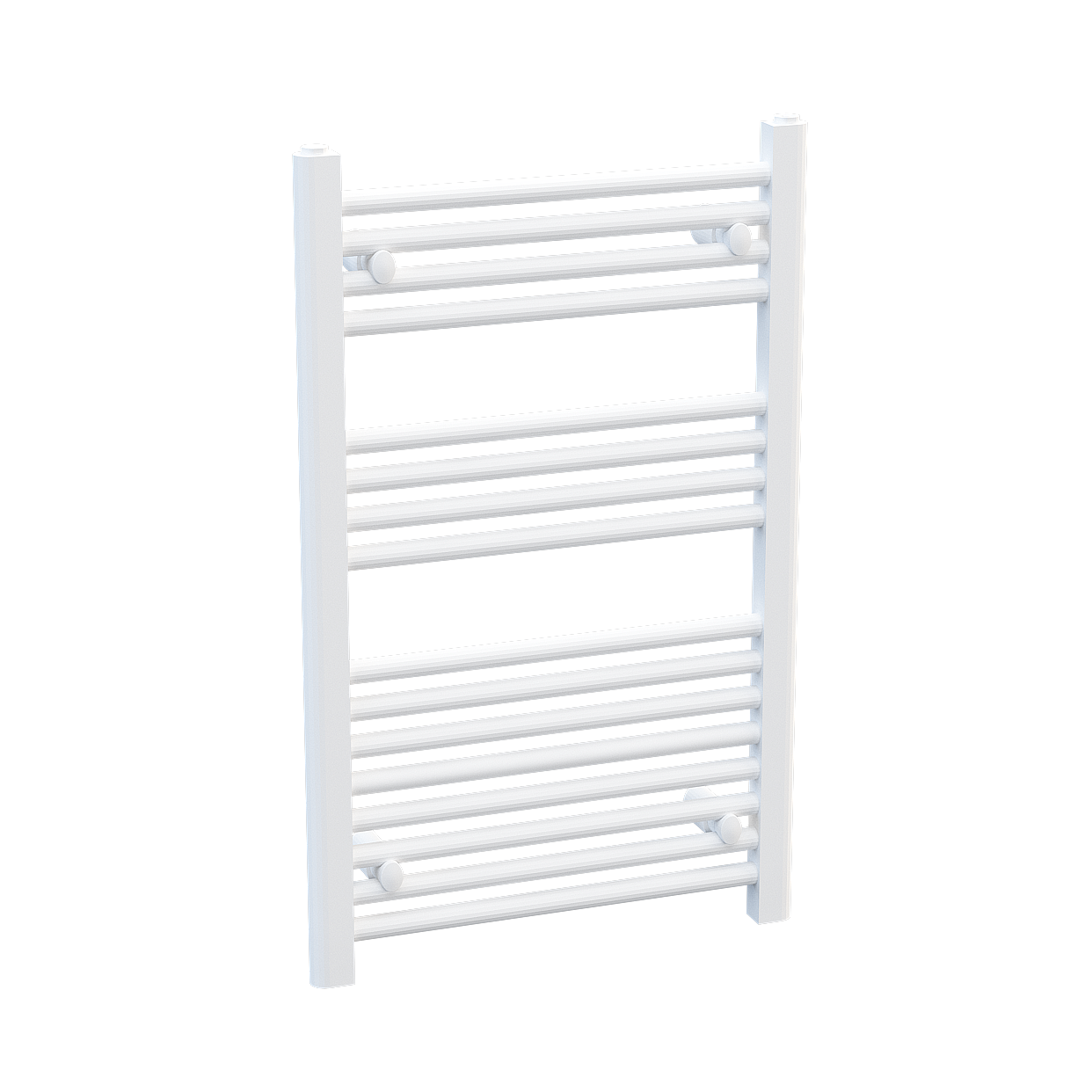 Minimalist Bathroom Towel Rack 3D Model – Low-Poly Design