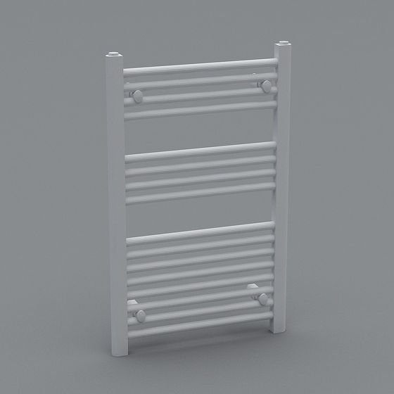 Sleek Bathroom Towel Rack 3D model for Contemporary Spaces