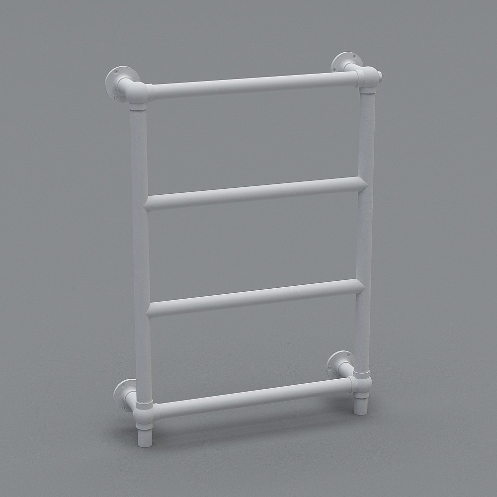 Industrial Style Towel Rack 3D model