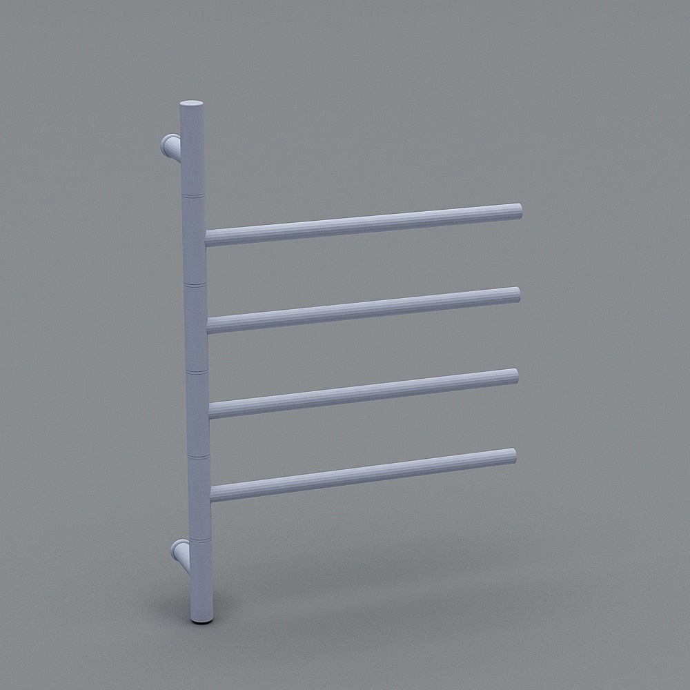 Modern Minimalist Towel Rack 3D Model