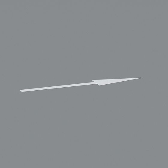 Stylish Arrow 3D Model for Directional Use