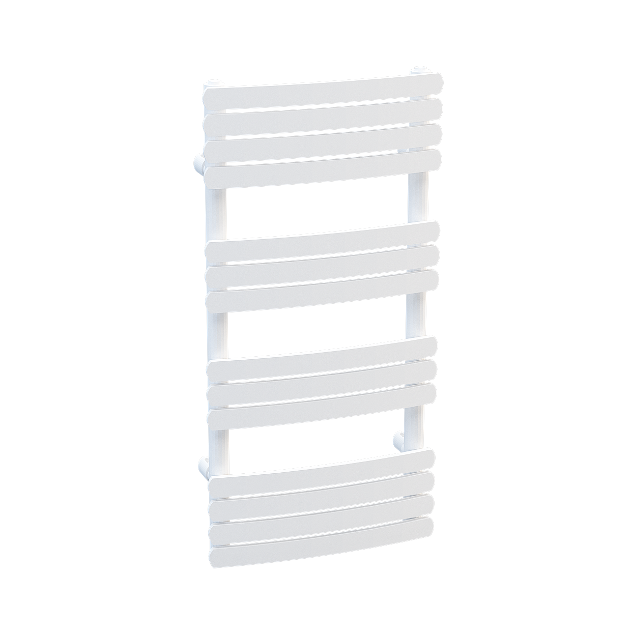 Minimalist Bathroom Towel Rack 3D Model – Low-Poly Metal