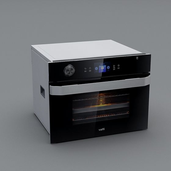 Modern Smart Oven 3D model