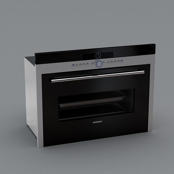 Stylish Siemens Built-in Oven 3D Model