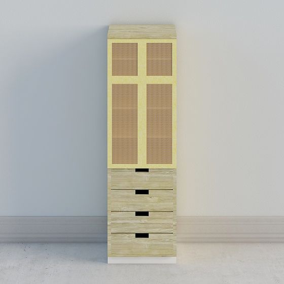City Window Storage Cabinet 3D model