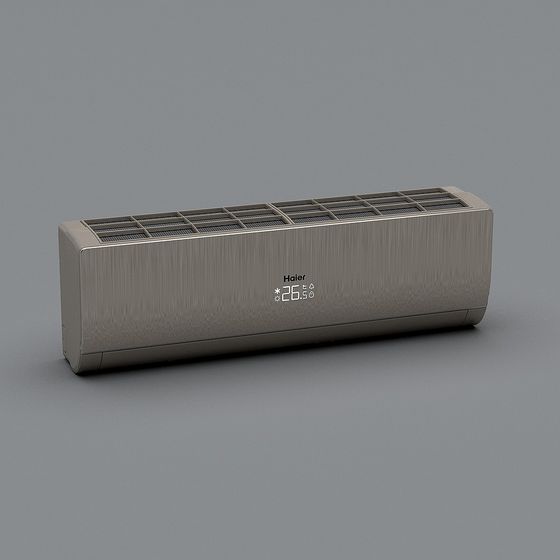 Wall-Mounted Inverter Split AC 3D Model