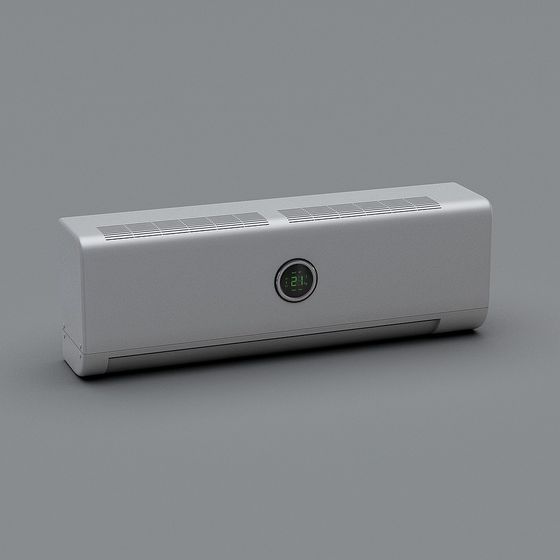 Hanging Inverter Split AC 3D Model for Modern Homes
