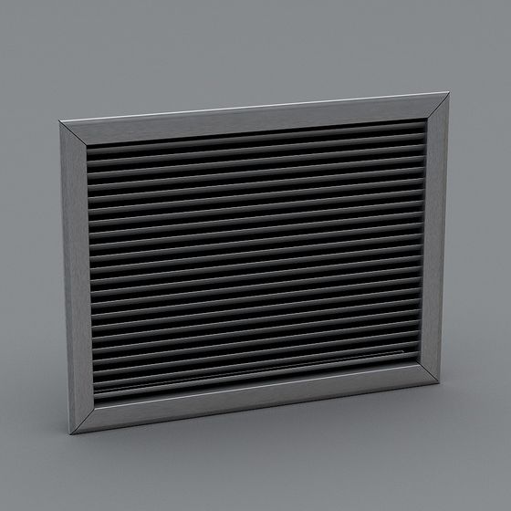 Air Conditioner HVAC Outlet 3D Model for Efficient Spaces
