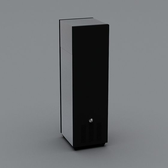 Low Polygon Server Rack 3D model