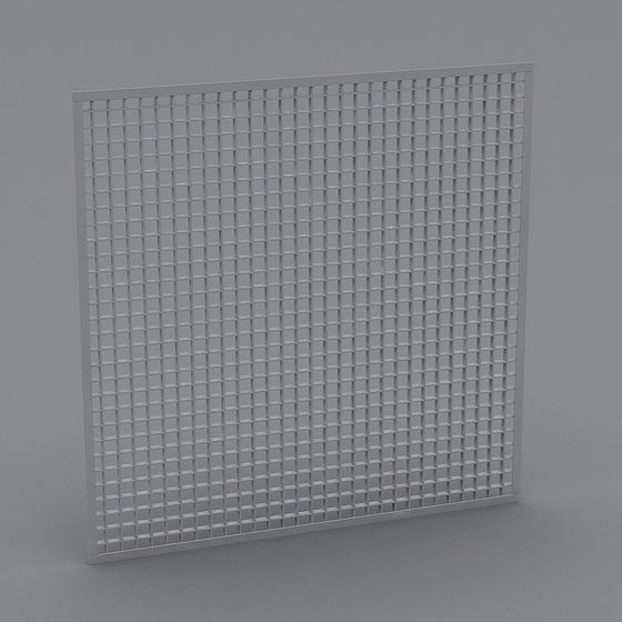Exclusive Low-Poly Grid Screen 3D Model