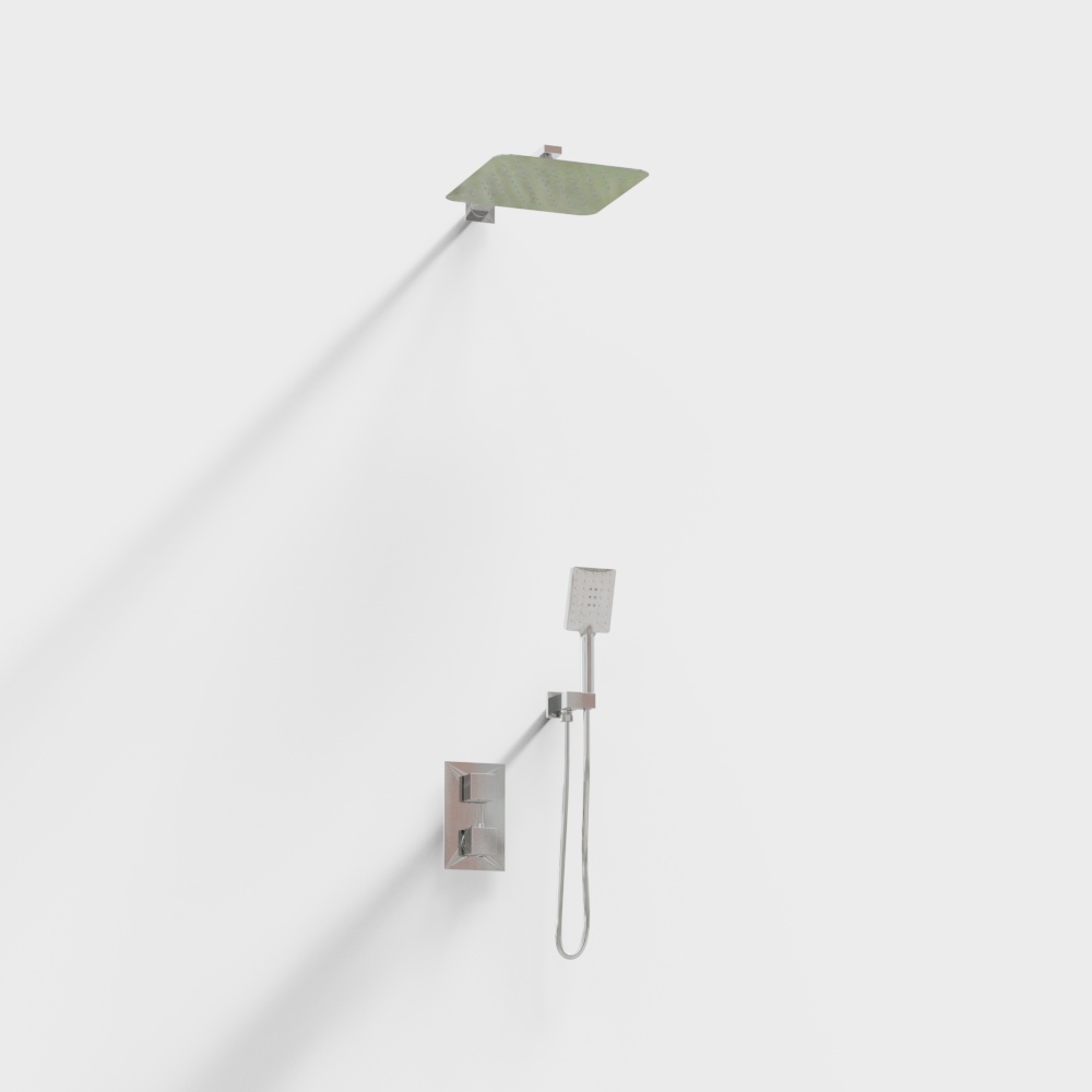 Hanmac - concealed constant temperature large shower wall tap basin