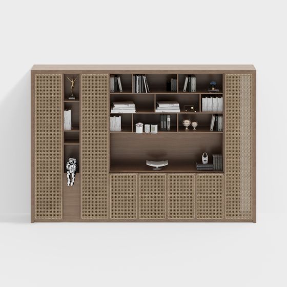 tủ sách wabi-sabi