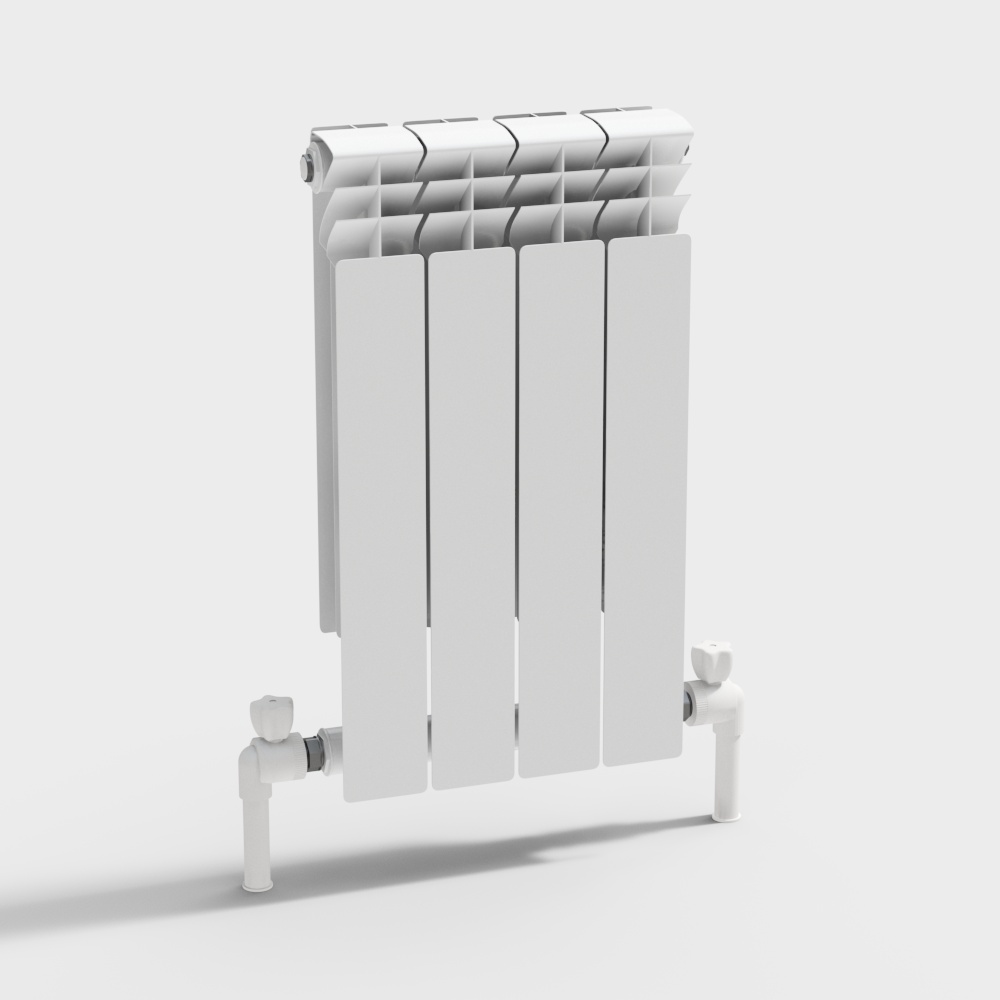 Modern small white radiator