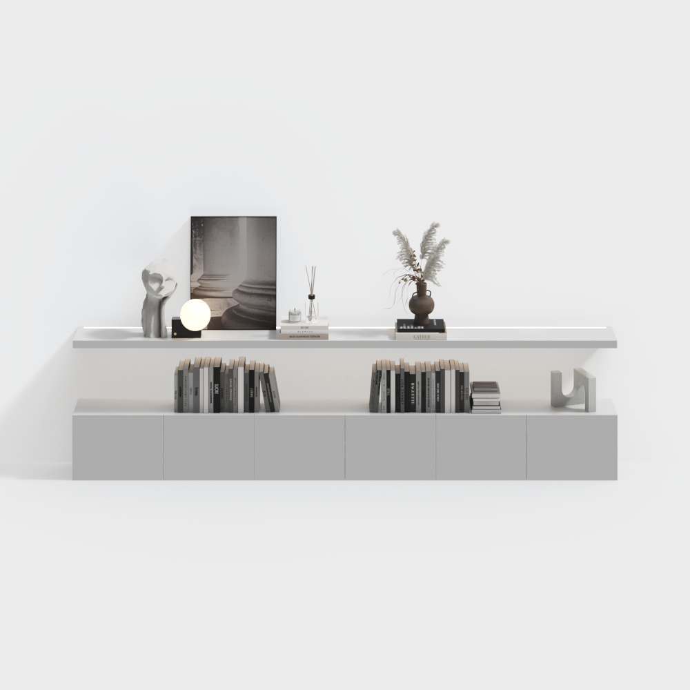 Minimalist style decorative cabinet