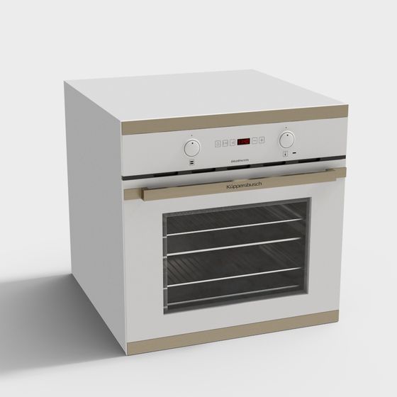 Minimalist Kitchen Oven 3D model