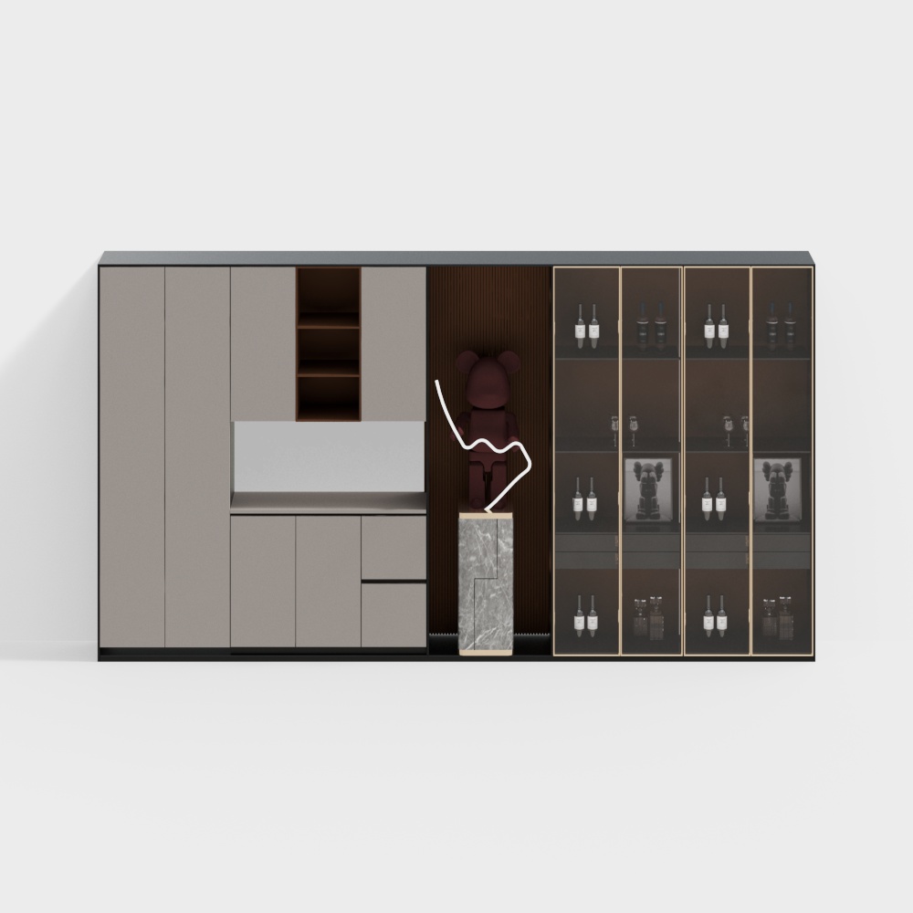 Combinazione di Raffreddatore per Vino Moderno