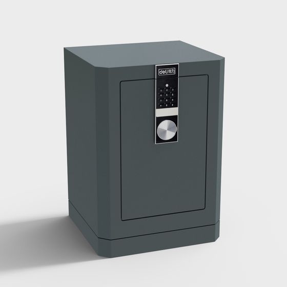 Modern Safe 3D Model for Creative Projects