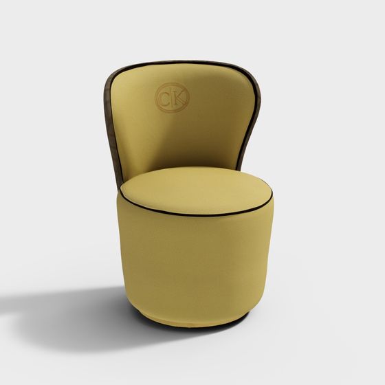 Stylish Low Poly Seat 3D model