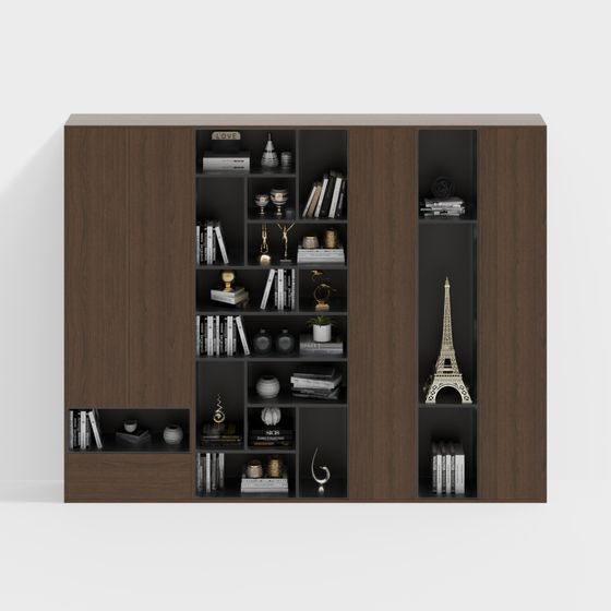 Urban Elegance Bookshelf 3D model