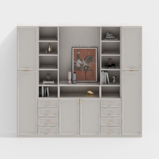 Urban Storage Unit 3D model for Modern Interiors