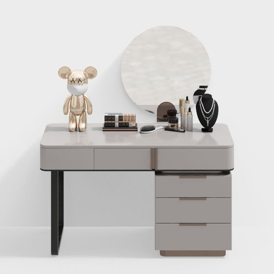 Stylish Dressing Table 3D model for Modern Living Spaces