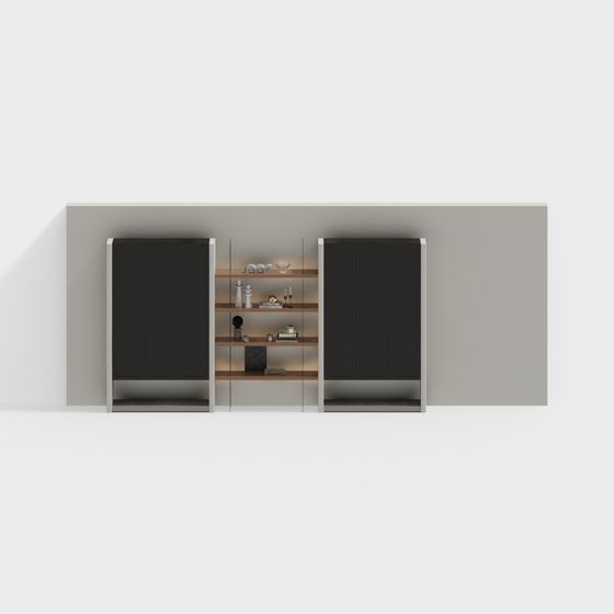 Urban Window Display Cabinet 3D model