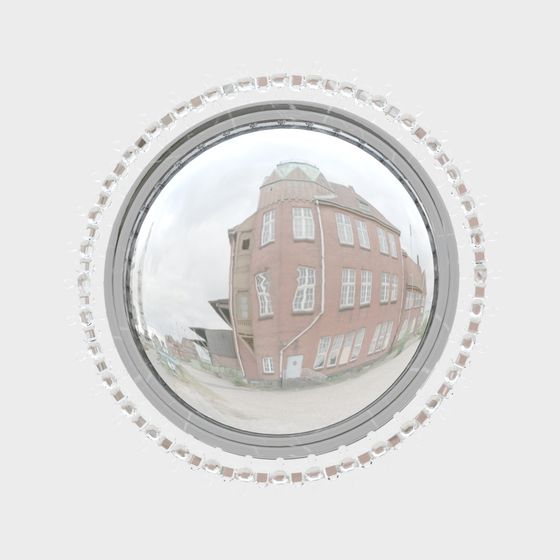 Classic Red Brick Building 3D model