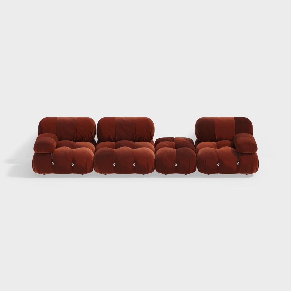 French multi-person sofa