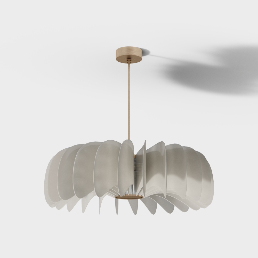 Luminous Bloom Pendant Light 3D model